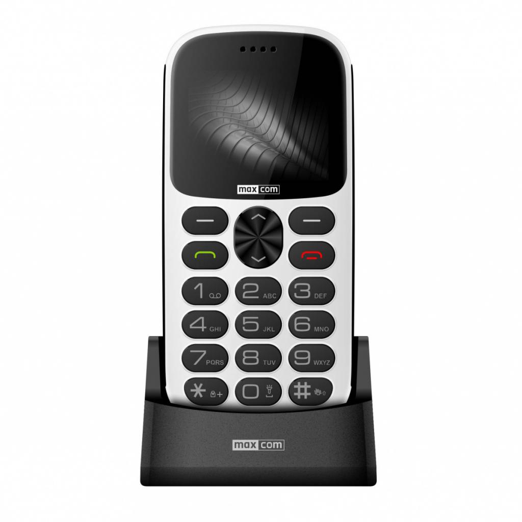 Мобільний телефон Maxcom MM471 White - зображення 1