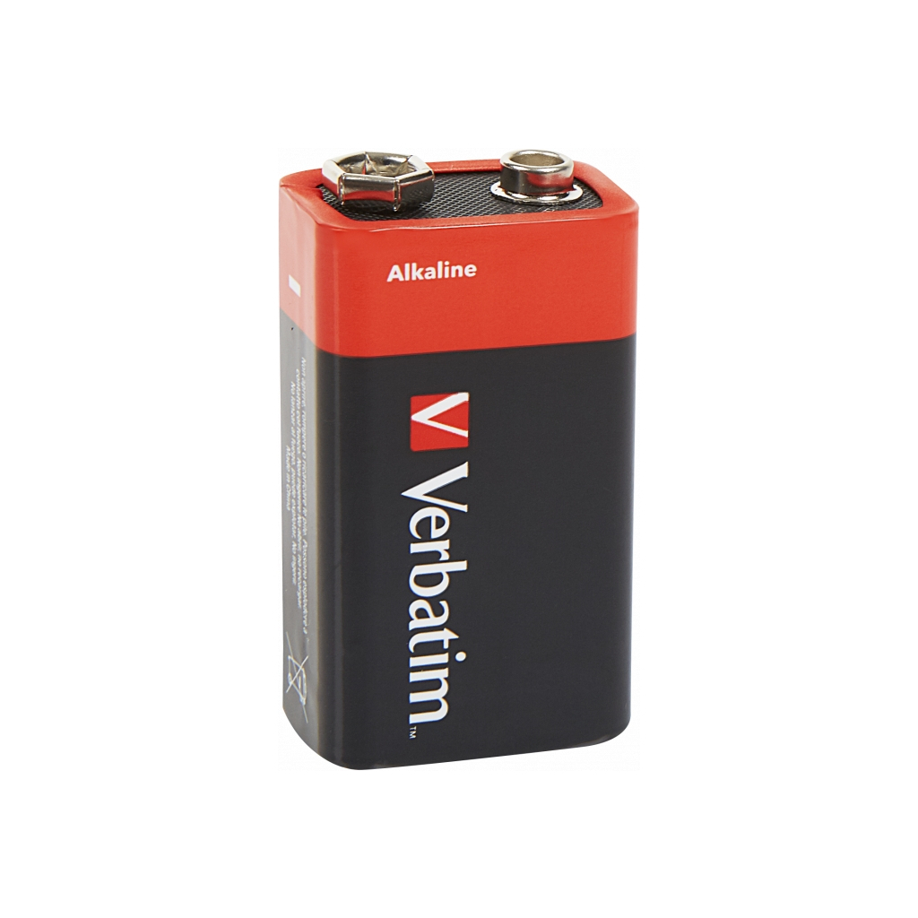 Батарейка Verbatim Крона Alcaline 9V * 1 (49924) - зображення 2