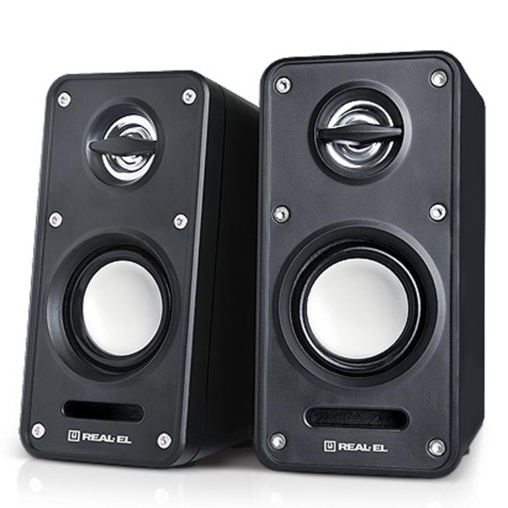 Акустична система REAL-EL S-60, USB, black - зображення 1