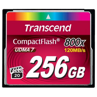 Карта пам'яті Transcend 256GB 800x (TS256GCF800) - зображення 1