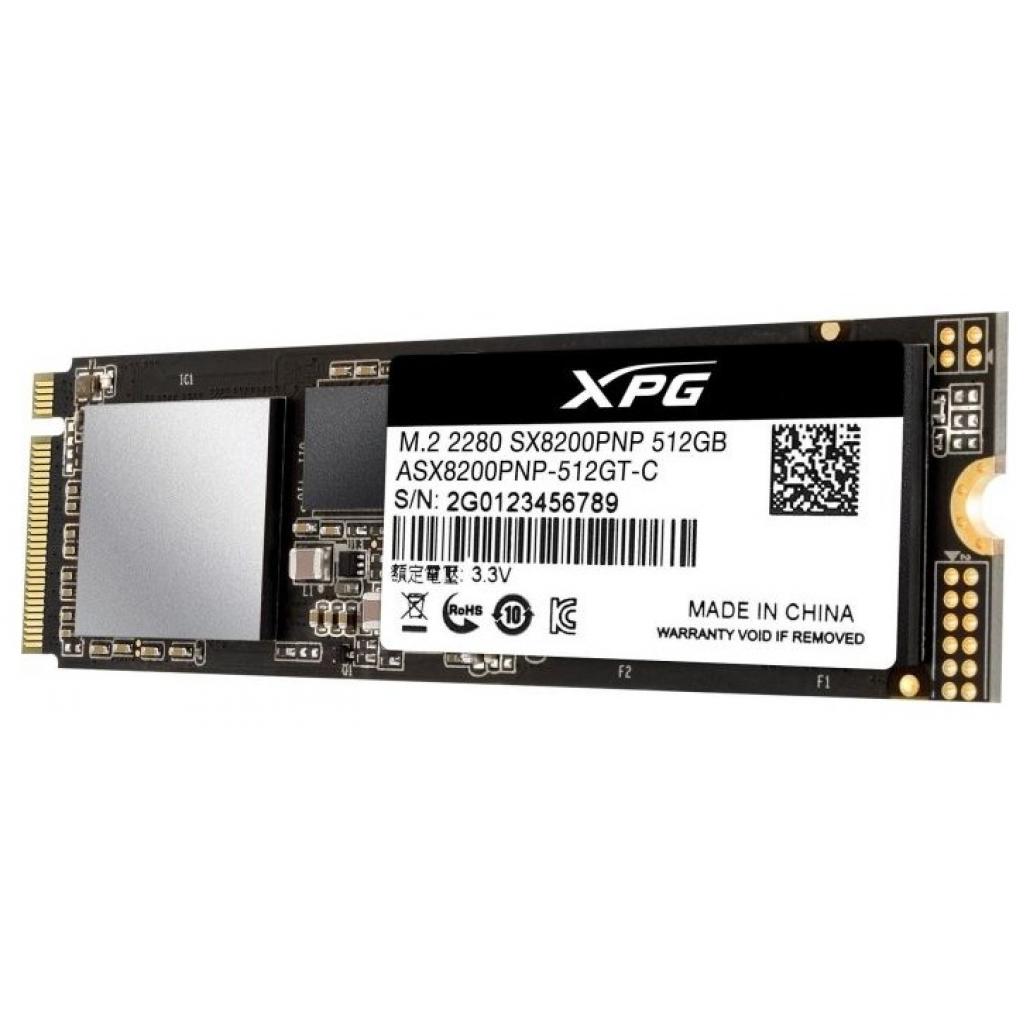 Накопичувач SSD M.2 2280 512GB ADATA (ASX8200PNP-512GT-C) - зображення 2