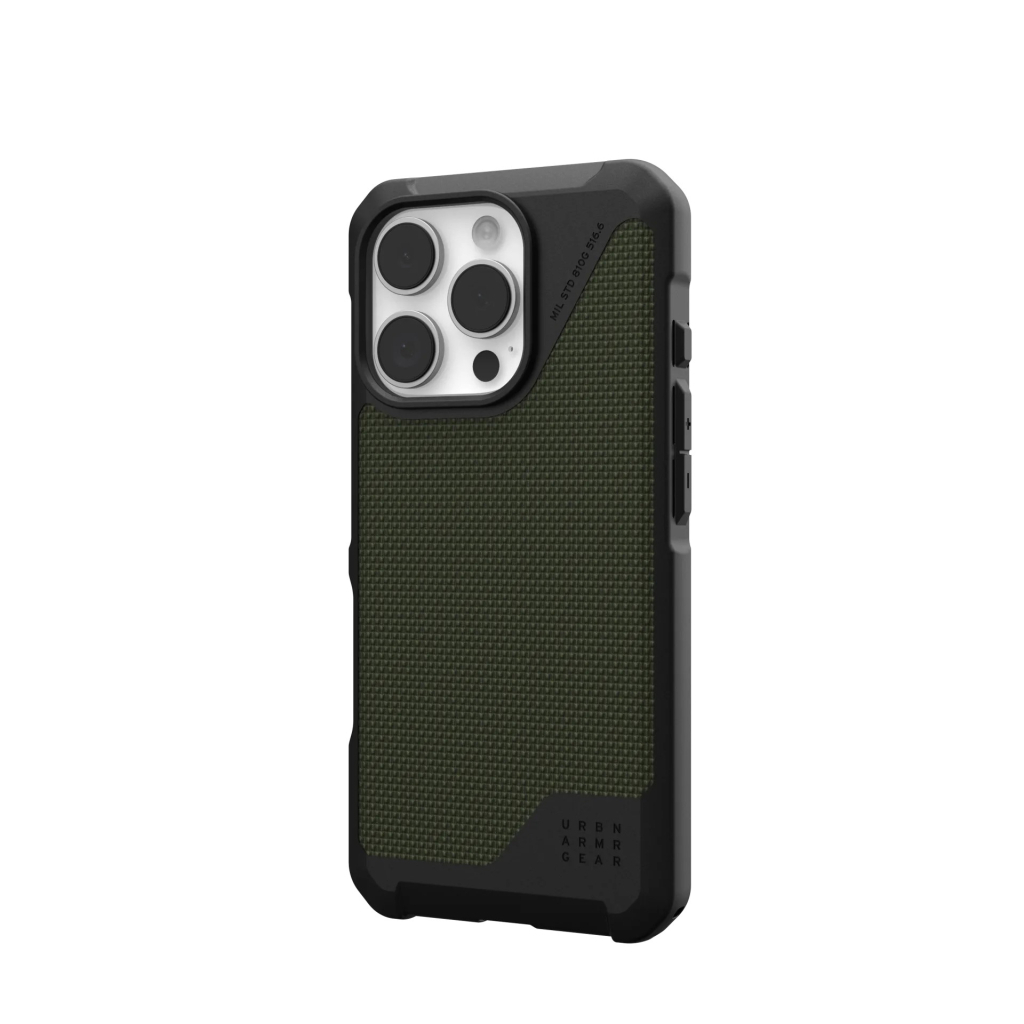 Чохол до мобільного телефона UAG iPhone 16 Pro Metropolis LT Magsafe Kevlar Olive (114452113972) - зображення 3