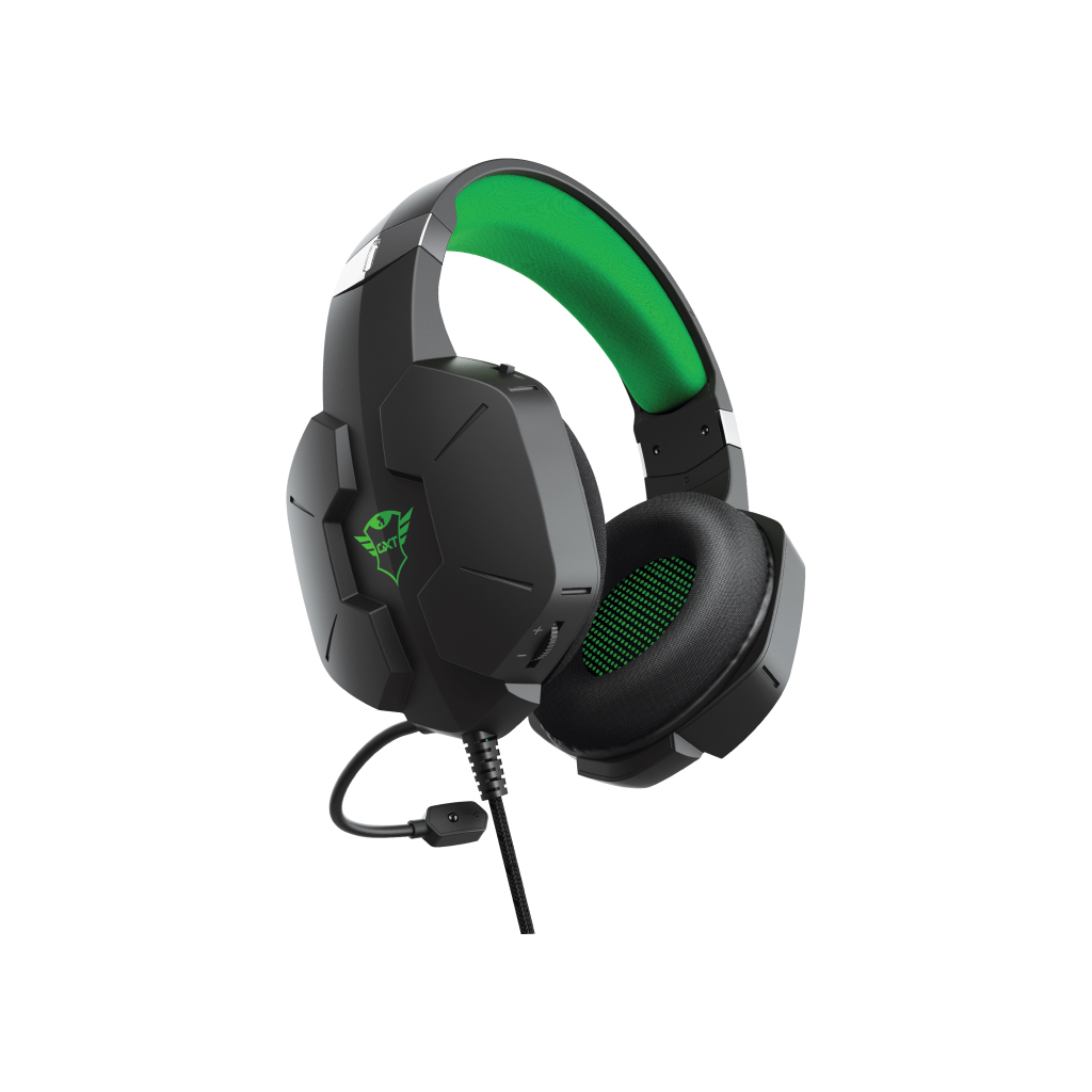 Навушники Trust GXT 3323X CARUS for Xbox 3.5mm Black-Green (24324) - зображення 6