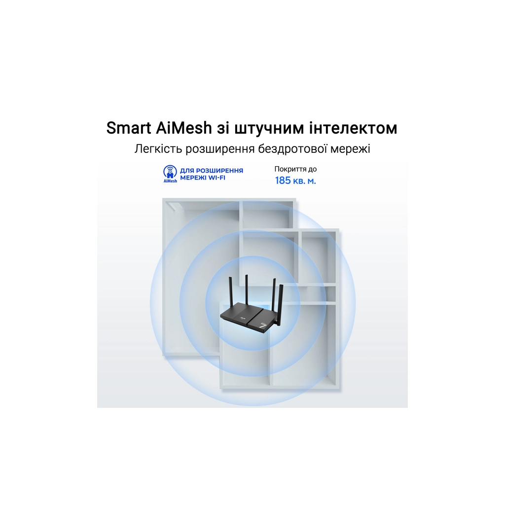 Маршрутизатор ASUS RT-BE50 (90IG09U0-MO3S00) - зображення 6