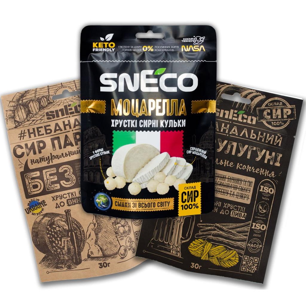 Сир сушений snEco Гауда 28 г (4823095809206) - изображение 3