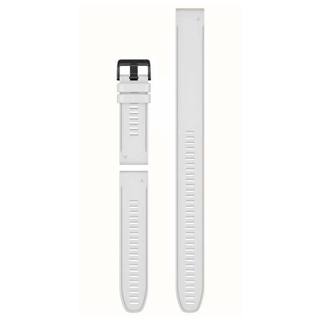 Ремінець до смарт-годинника Garmin 26mm QuickFit White Silicone Band Band (010-12903-00) - зображення 1