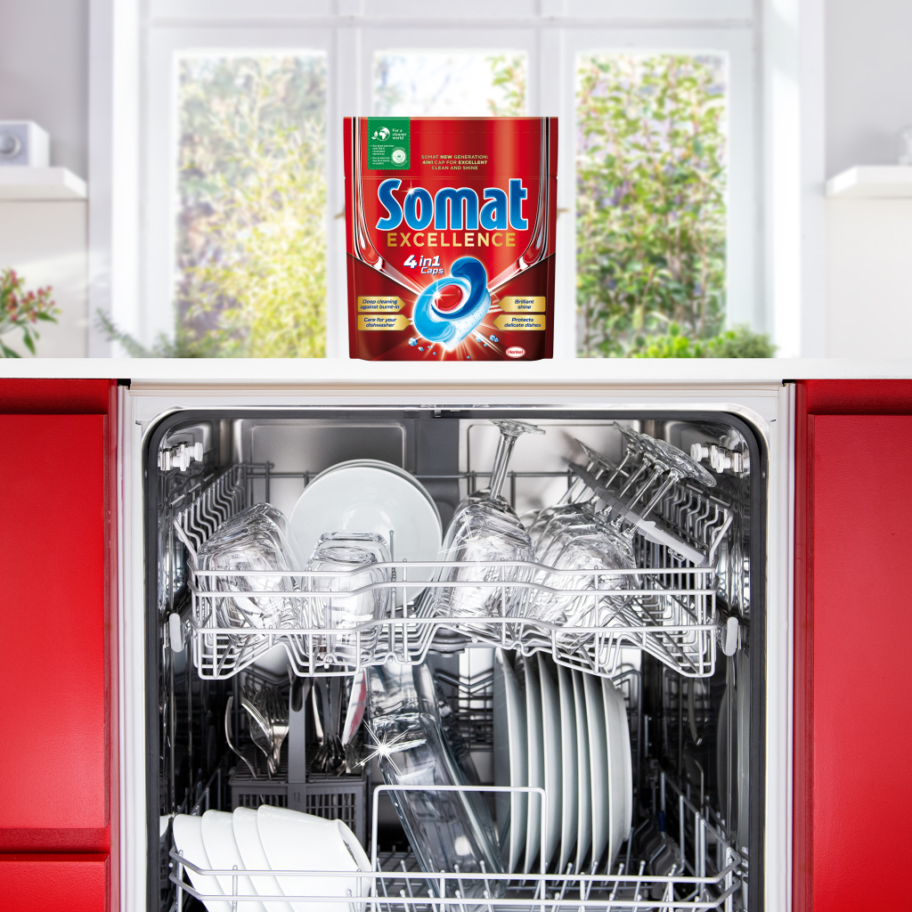 Таблетки для посудомийних машин Somat Excellence 60 шт. (9000101550504) - зображення 6