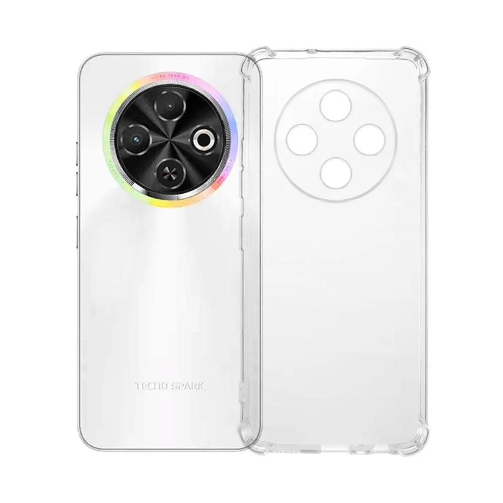 Чохол до мобільного телефона BeCover Anti-Shock Tecno Spark 30C 4G Clear (712783) - зображення 3