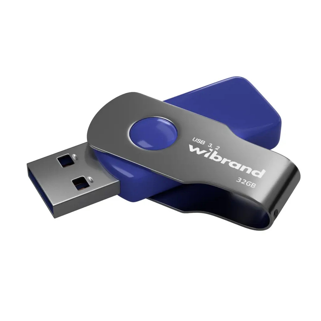 USB флеш накопичувач Wibrand 32GB Lizard Light Blue USB 3.2 Gen 1 (USB 3.0) (WI3.2/LI32P9LU) - зображення 1