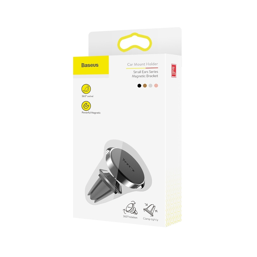 Універсальний автотримач Baseus Small ears series Magnetic suction bracket (Air outlet type) (SUER-A01) - зображення 8