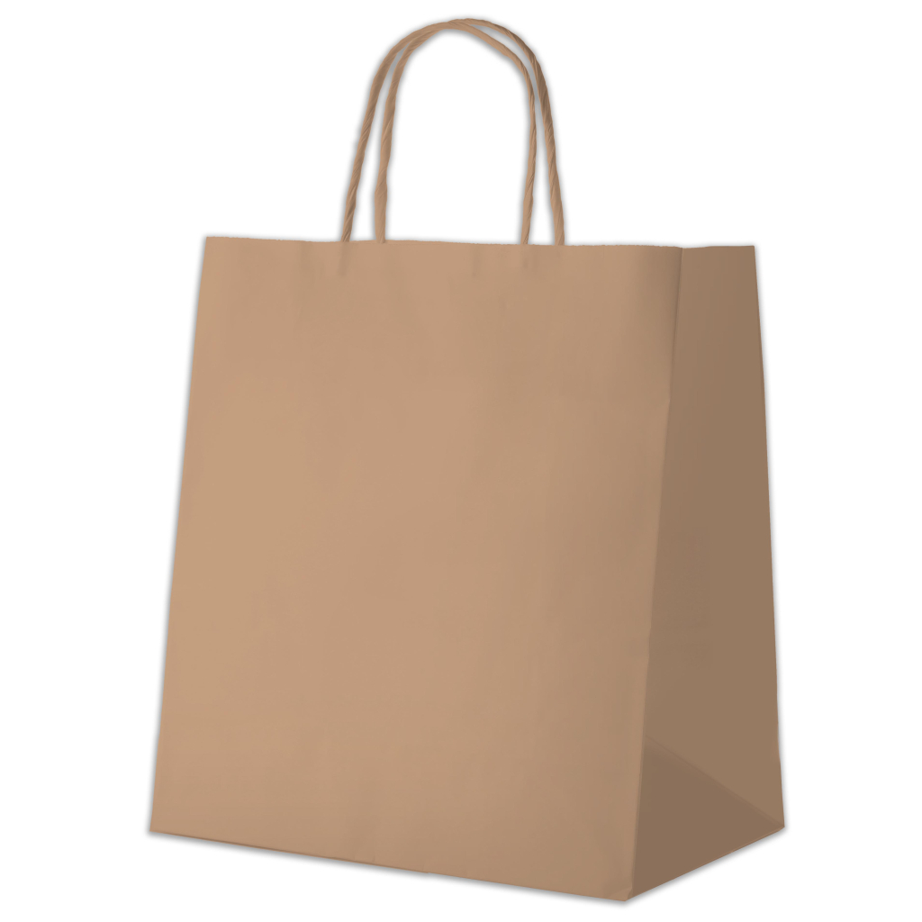 Подарунковий пакет Куверт Ecobag, 30,5х17х34 см коричневий (10832030000) - изображение 1