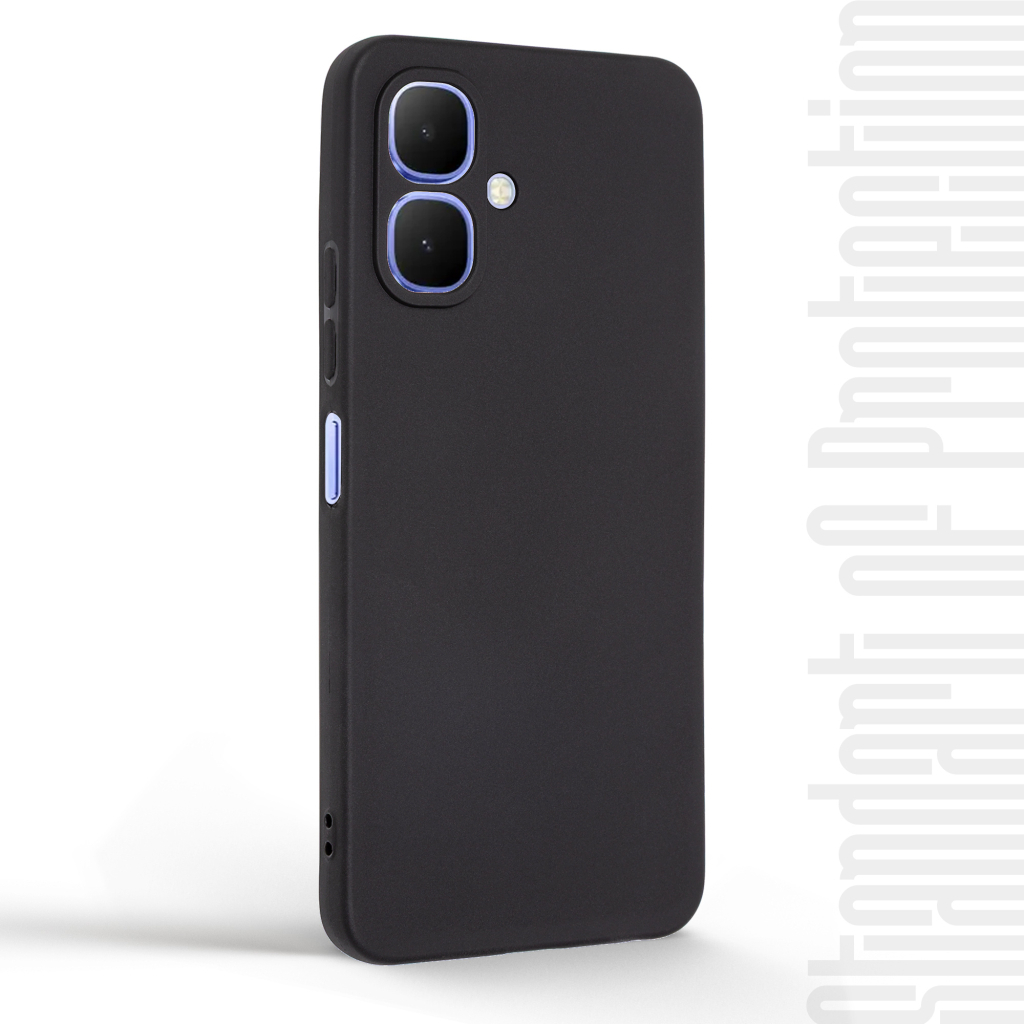 Чохол до мобільного телефона Armorstandart Matte Slim Fit Infinix Smart 10 4G Black (ARM87157) - зображення 2