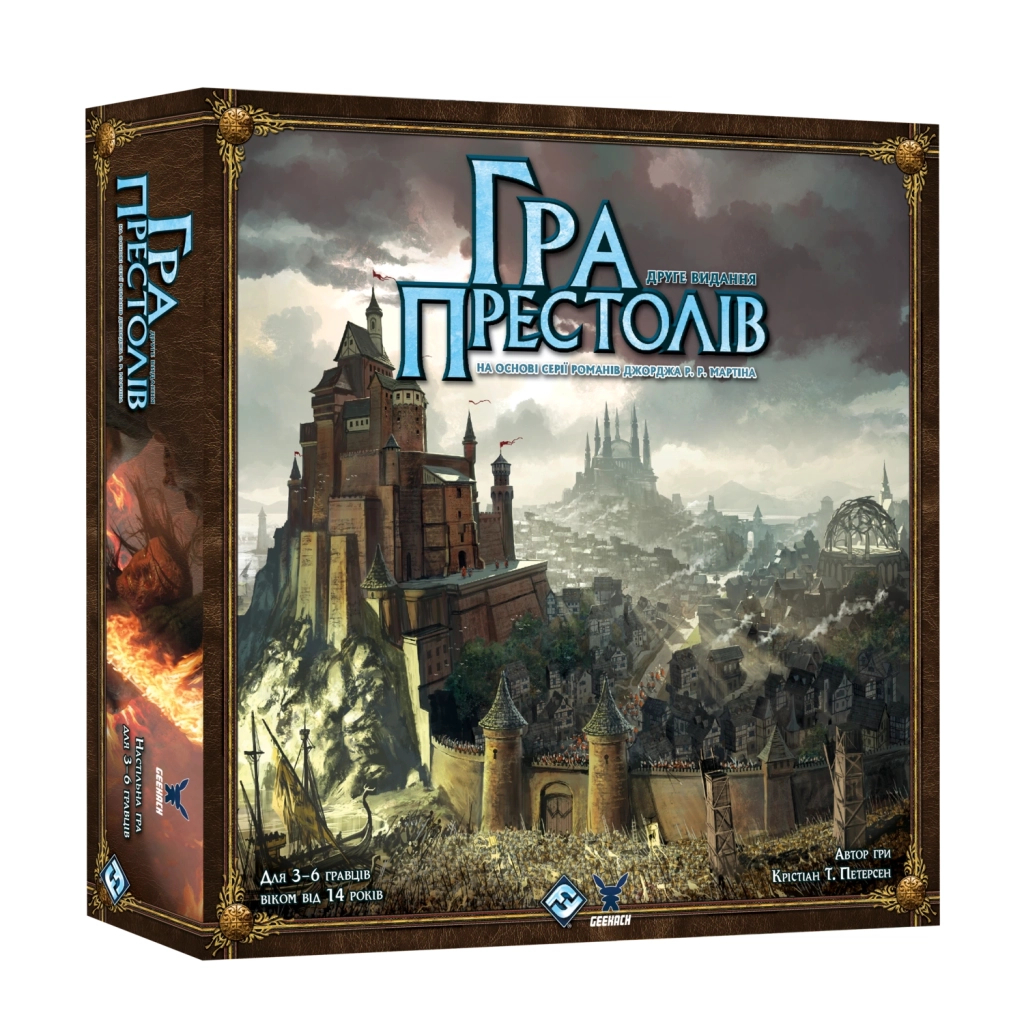 Настільна гра Geekach Games Гра престолів. Друге видання (A Game of Thrones: The Board Game Second Edition) (укр.) (GKCH187gt) - зображення 1