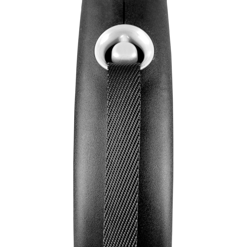 Повідець для собак Flexi Black Design S стрічка 5 м (чорний) (4000498033906) - зображення 2