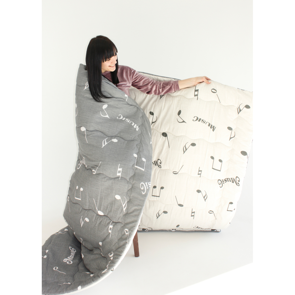 Ковдра MirSon антиалергенна Зима EcoSilk №3006 Color Fun Line Cat 110х140 (2200004814124) - зображення 5