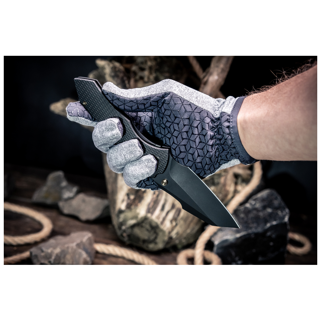 Ніж Weknife High-Fin XL, Darkwash, чорний титан (WE24010-1) - зображення 12
