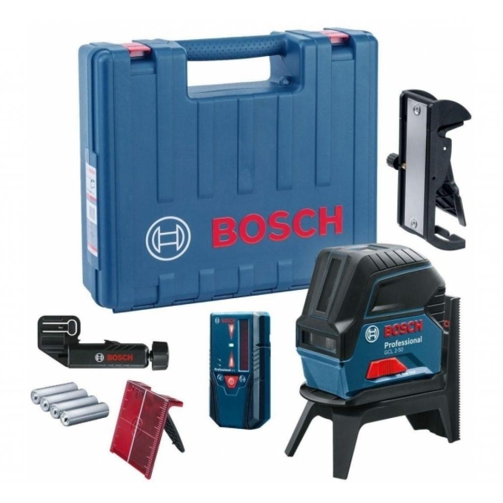 Лазерний нівелір Bosch GCL 2-50 + RM1 + BM3 + LR6 + кейс (0.601.066.F01) - зображення 4