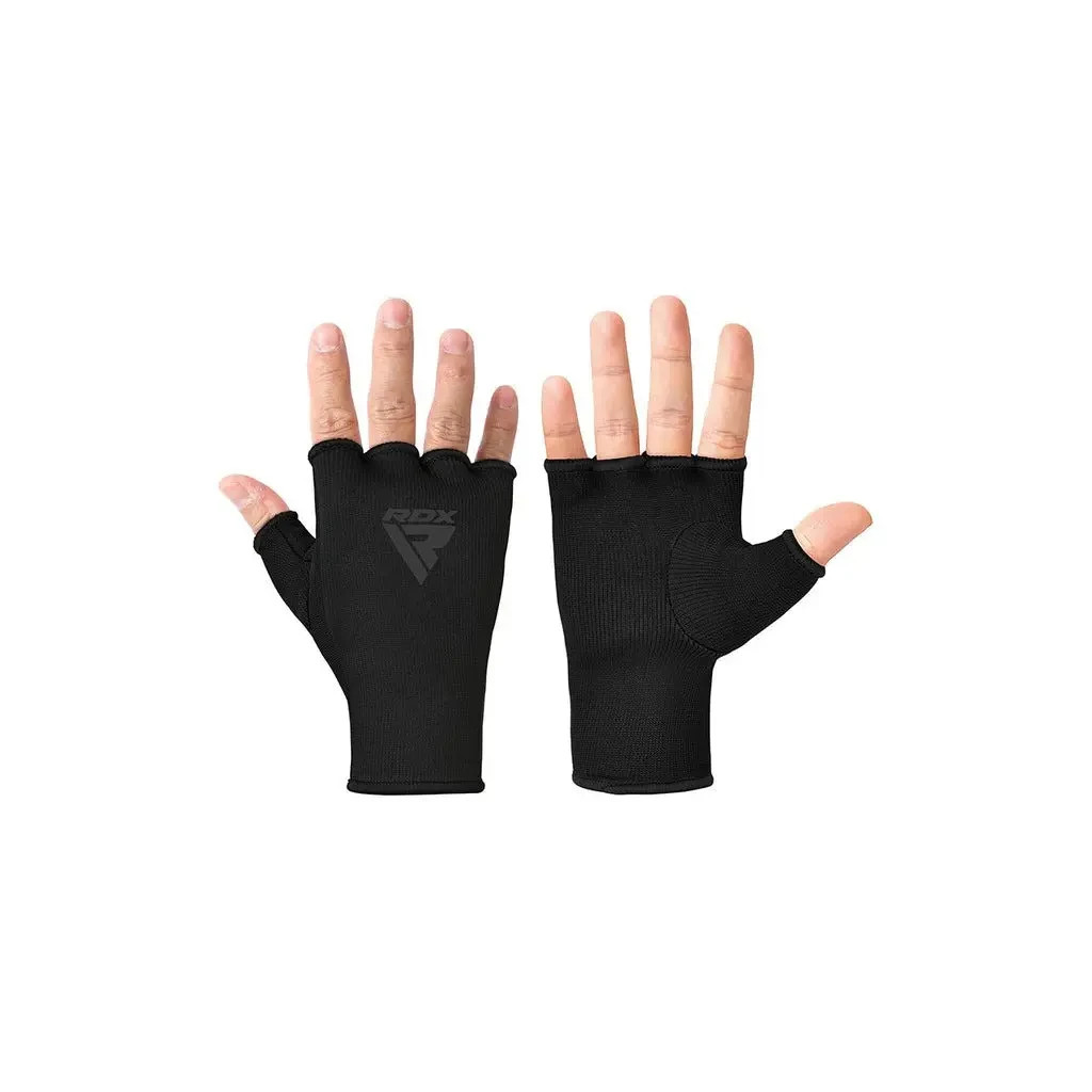 Бинти-рукавиці RDX Inner Black/Black L (HYP-IBB-L) - зображення 2