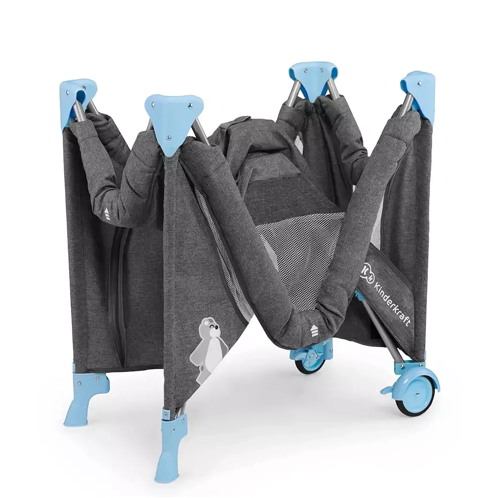 Ліжечко Kinderkraft манеж Joy Blue (5902533911271) - зображення 5