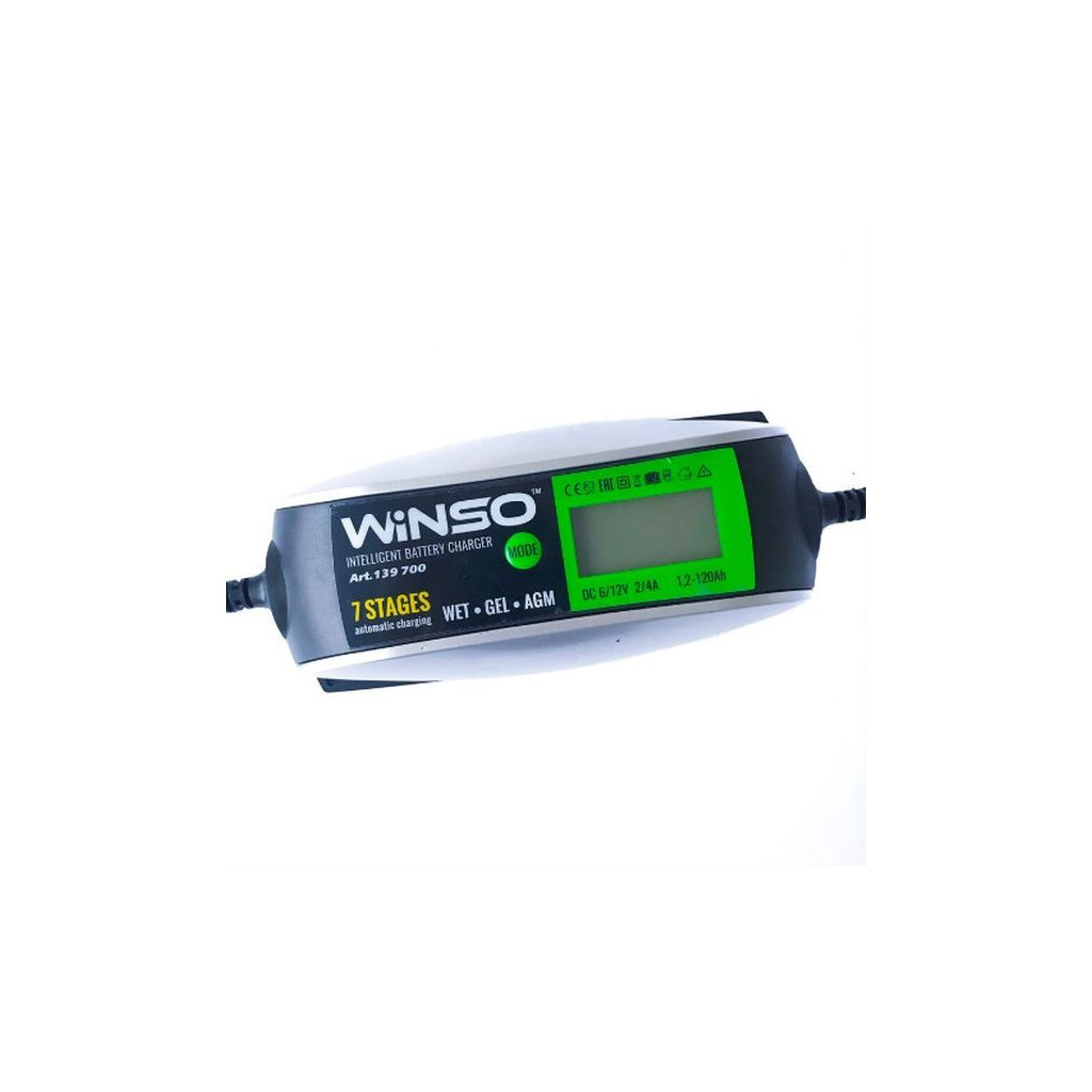 Зарядний пристрій для автомобільного акумулятора WINSO 139700 - зображення 2