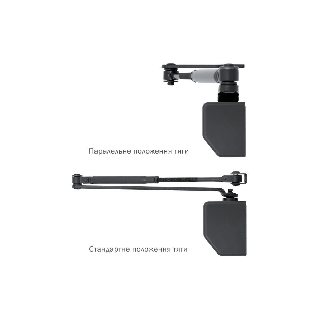 Доводчик двері Ryobi D-2055V BLACK - зображення 8
