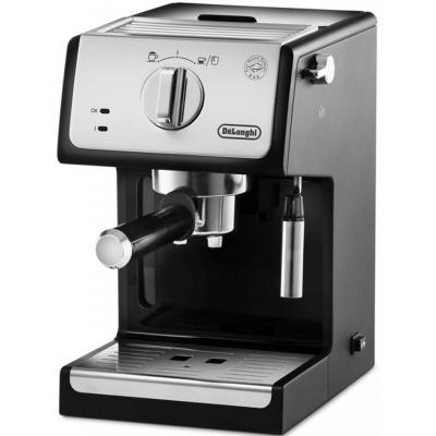Ріжкова кавоварка еспресо DeLonghi ECP 33.21 BK Silver (ECP33.21BKSilver) - зображення 1