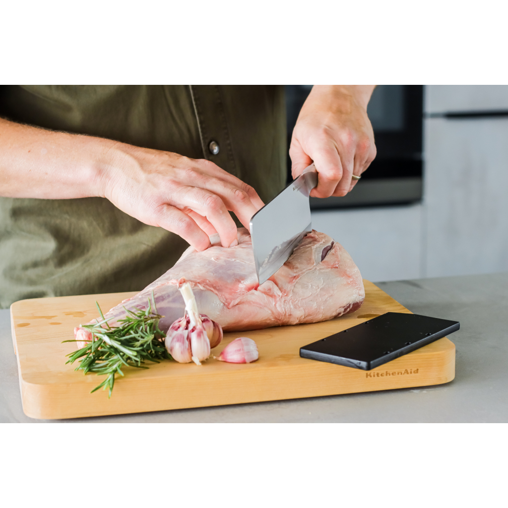 Кухонний ніж KitchenAid Coreline Сокира ззахисним чохлом, 15 см (KOG6IVSSOHOBA) - зображення 6