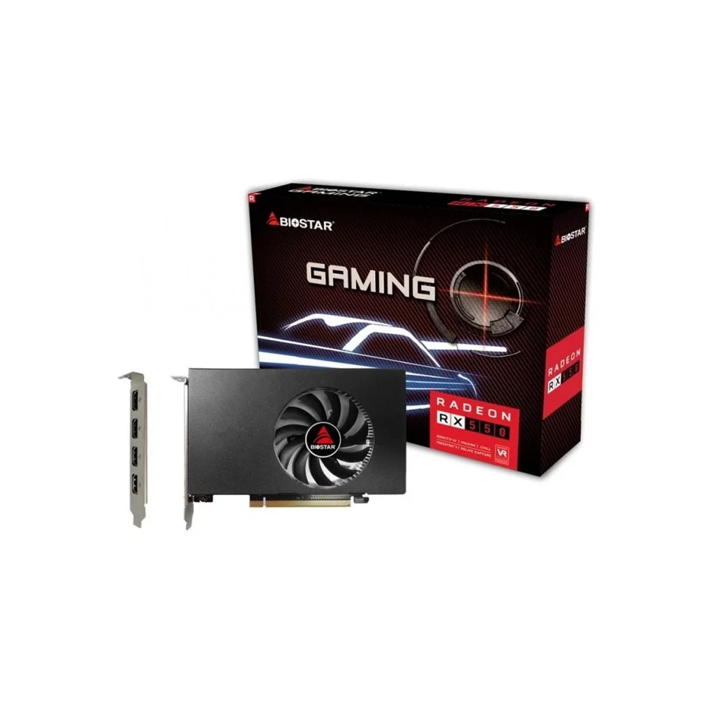 Відеокарта Biostar Radeon RX 550 4Gb 4-HDMI (VA5505RG41) - зображення 2