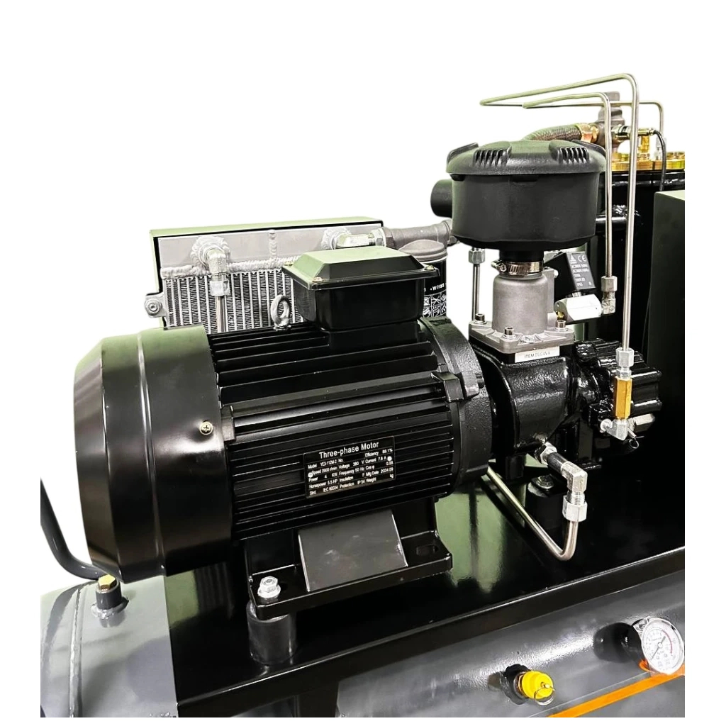 Компресор GTM 150л, 420л/хв, 4кВт, 8бар, 380V (DLG4V 380) - зображення 3