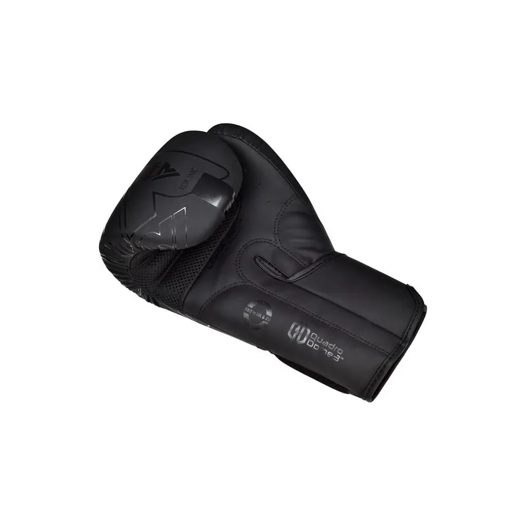 Боксерські рукавички RDX F6 Kara Matte Black 16 унцій (BGR-F6MB-16OZ) - зображення 6