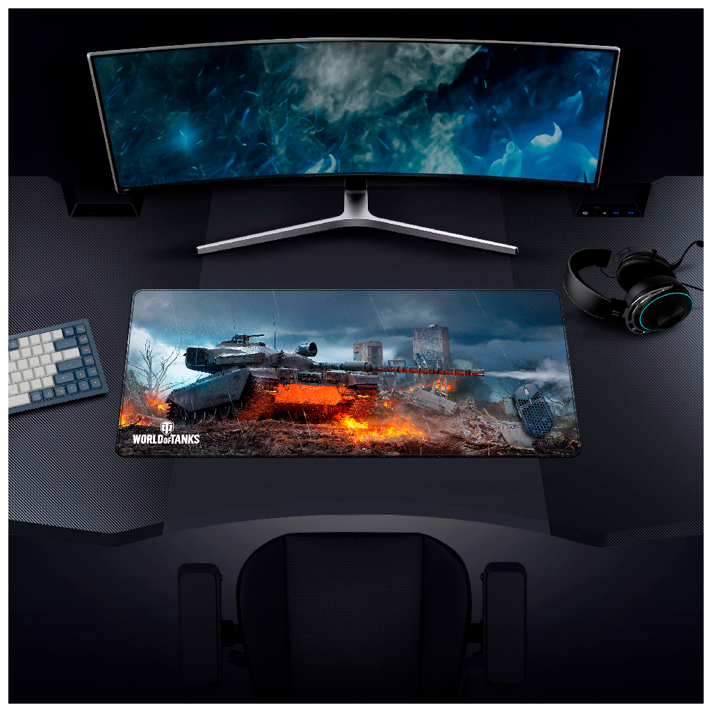 Килимок для мишки Wargaming World of Tanks Centurion Action X Fired Up XL Multicolored (FSWGMP_CFIRED_XL) - зображення 7