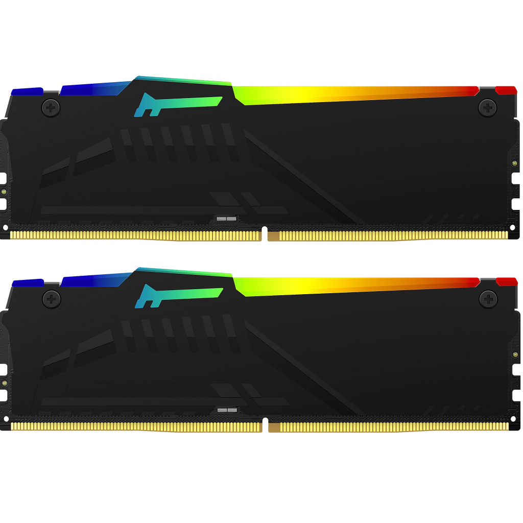 Модуль пам'яті для комп'ютера DDR5 32GB (2x16GB) 6000 MHz Beast RGB Kingston Fury (ex.HyperX) (KF560C36BBE2AK2-32) - зображення 5