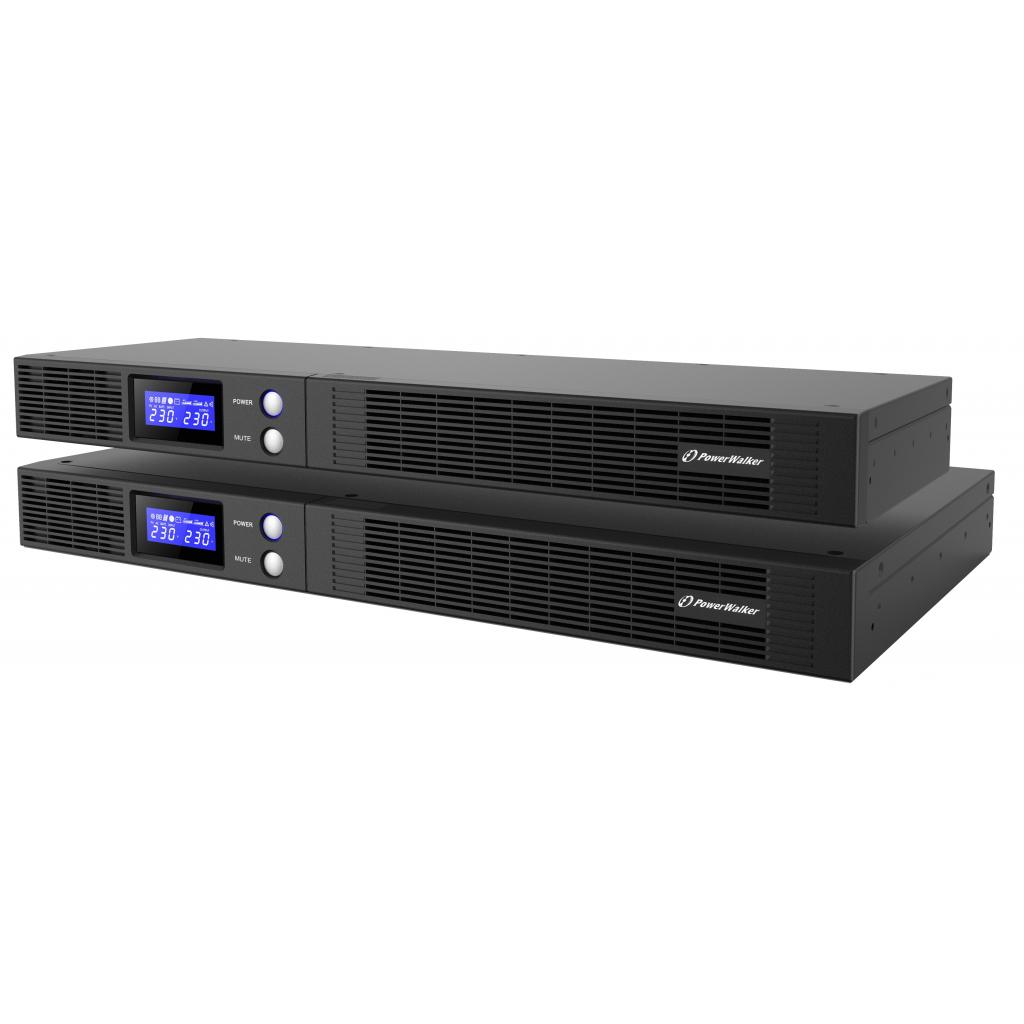Пристрій безперебійного живлення PowerWalker VI 500 R1U (10121047) - зображення 4