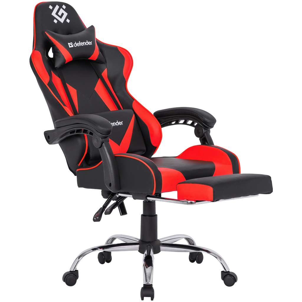 Крісло ігрове Defender Pilot Black/Red (64354) - зображення 5