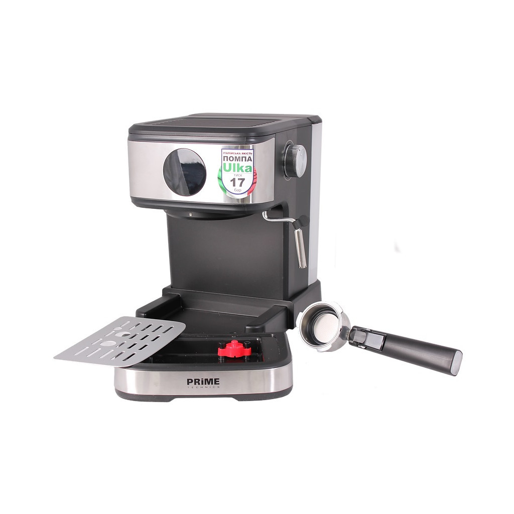 Ріжкова кавоварка еспресо PRIME Technics PAC 155 Classic - зображення 6