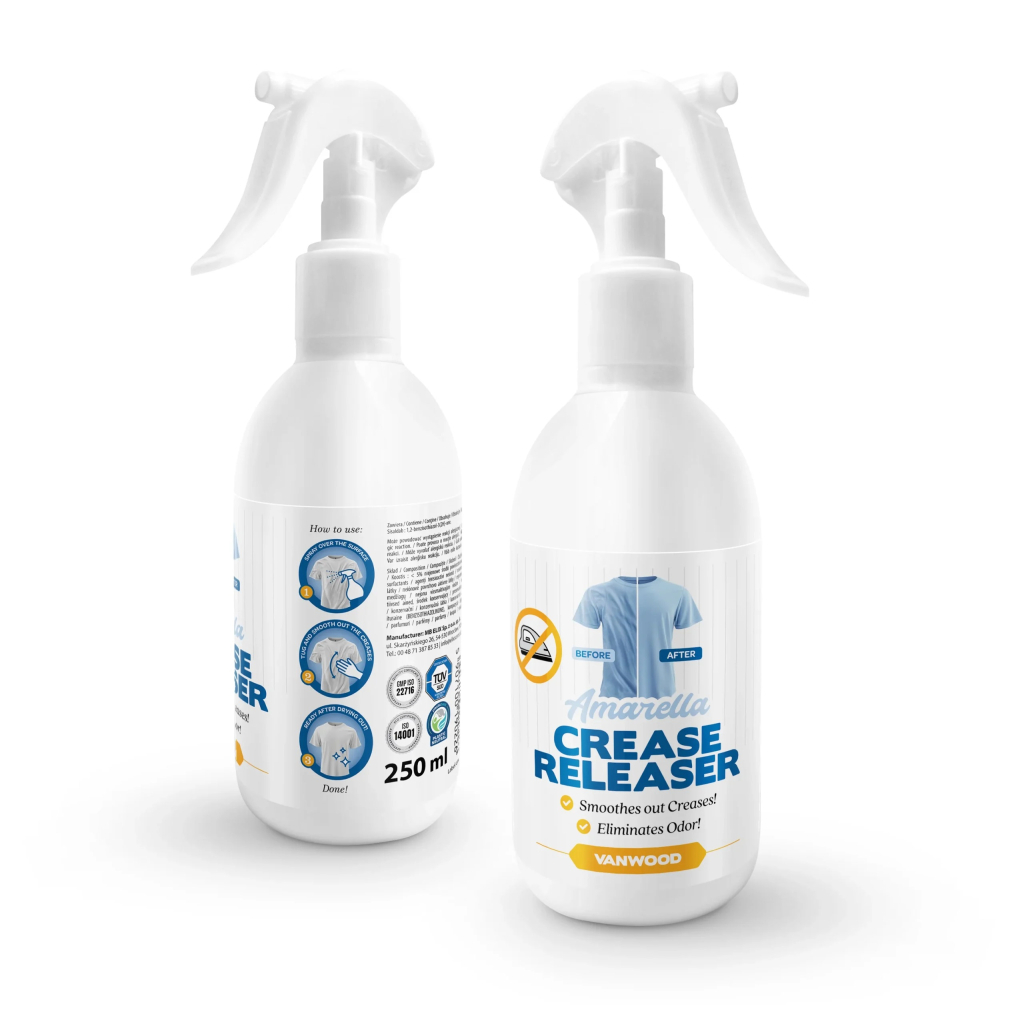 Засіб для прасування Amarella Праска-спрей розгладжувач складок Vanwood 250 мл (5907100190226) - picture 2
