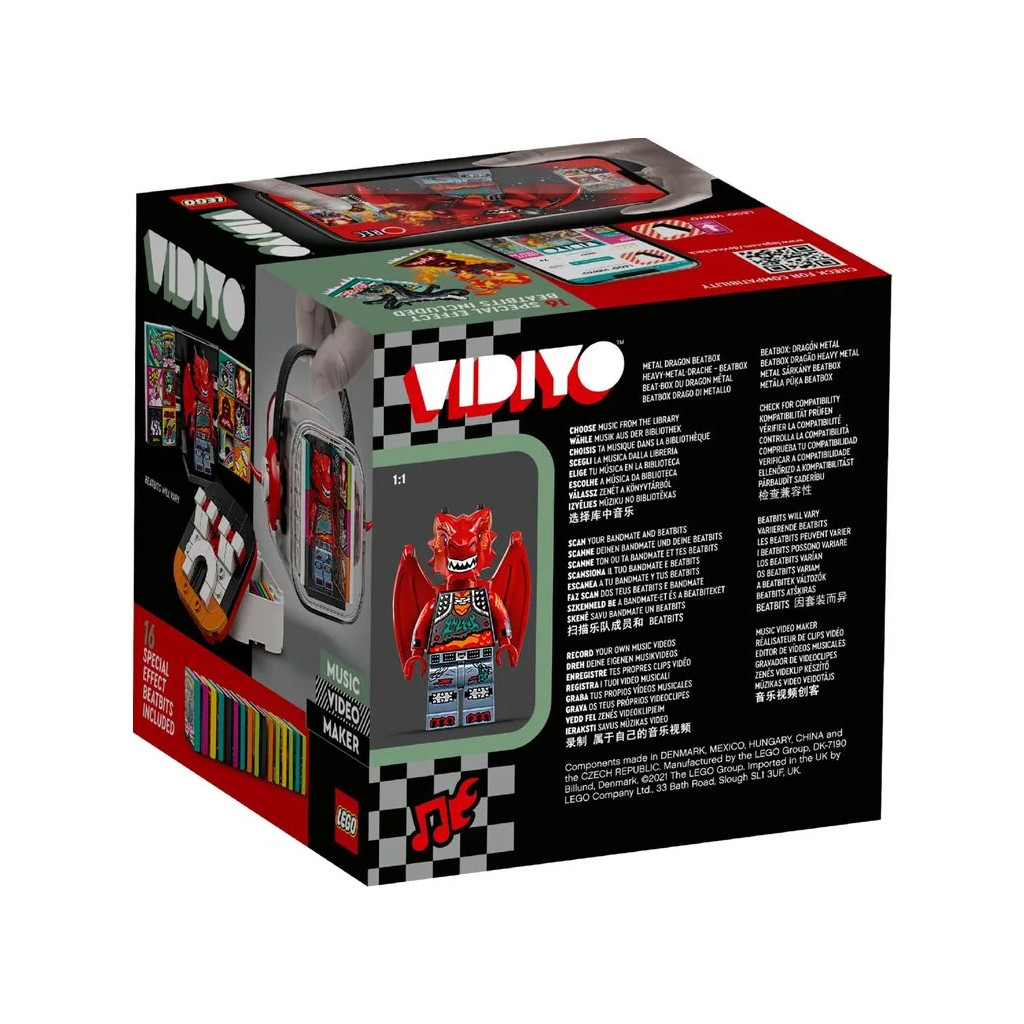 Конструктор LEGO VIDIYO Metal Dragon BeatBox (Бітбокс Дракона-Металіста) (43109) - зображення 11