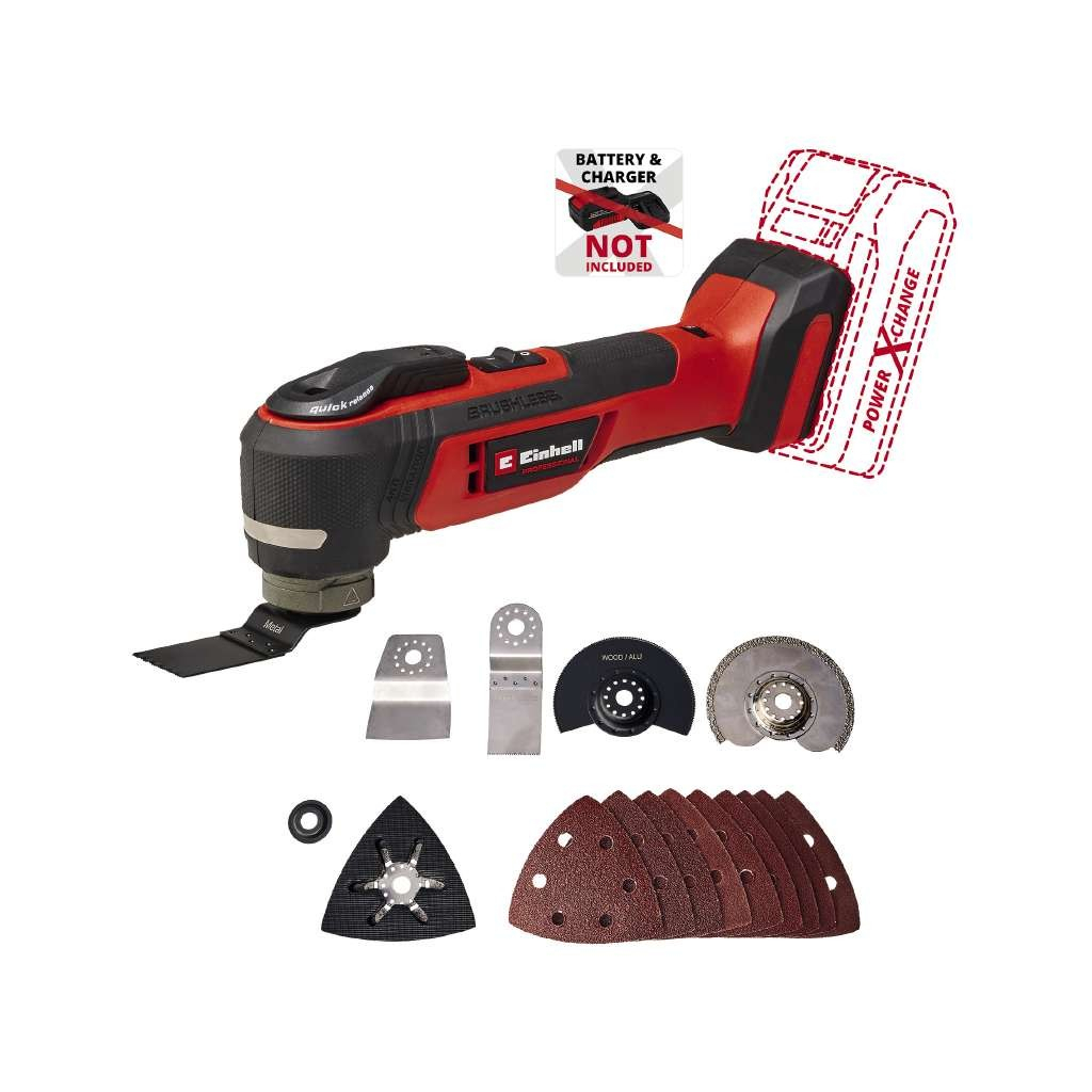 Реноватор Einhell TP-MG 18 Li BL - Solo PXC 18V, 11000-20000 кол/хв (без АКБ та ЗП) (4465190) - зображення 2