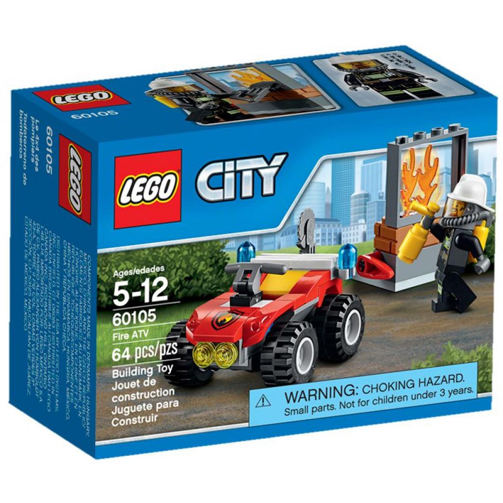 Конструктор LEGO City Fire Пожежний квадроцикл (60105) - зображення 1