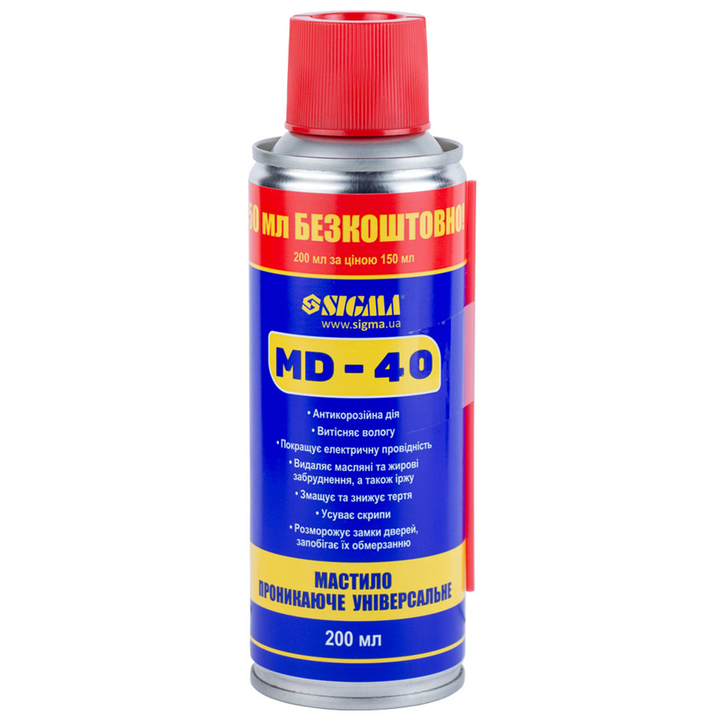Мастило автомобільне Sigma Універсальна проникаюча 200мл (6370131) - изображение 1