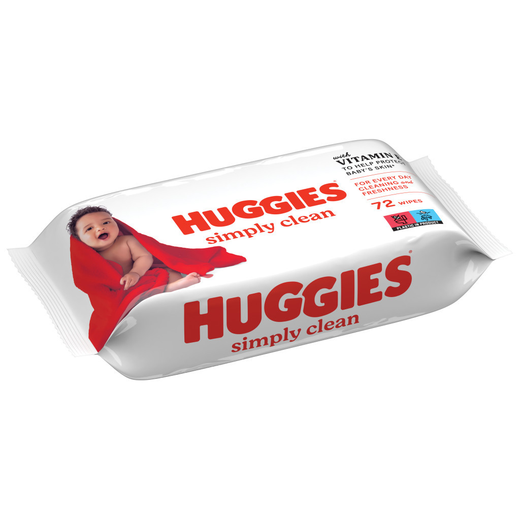 Дитячі вологі серветки Huggies Simply Clean 72 шт (5029053582238) - зображення 2