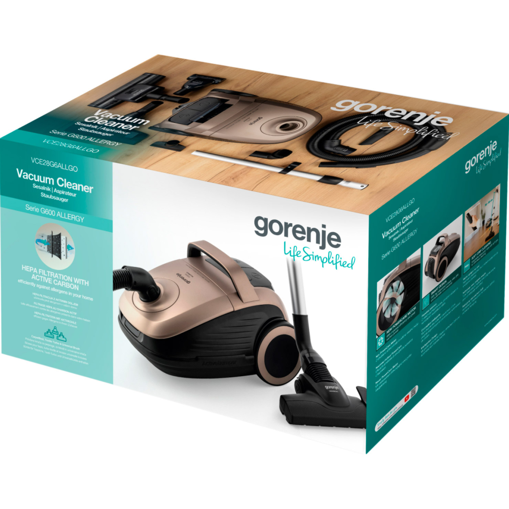 Пилосос Gorenje VCE 28 G6BL (VCE28G6BL) - зображення 9