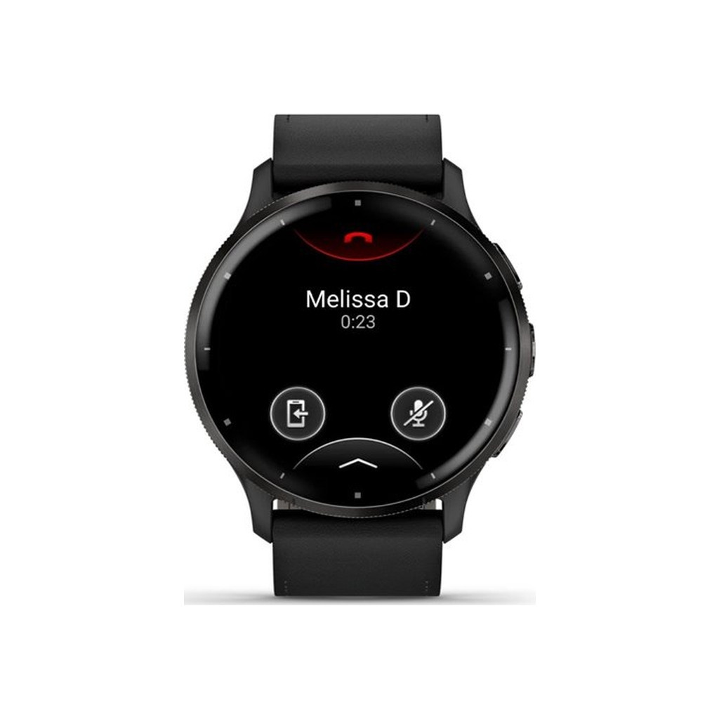 Смарт-годинник Garmin Venu 3, Black + Slate, Leather, GPS (010-02784-52) - зображення 2