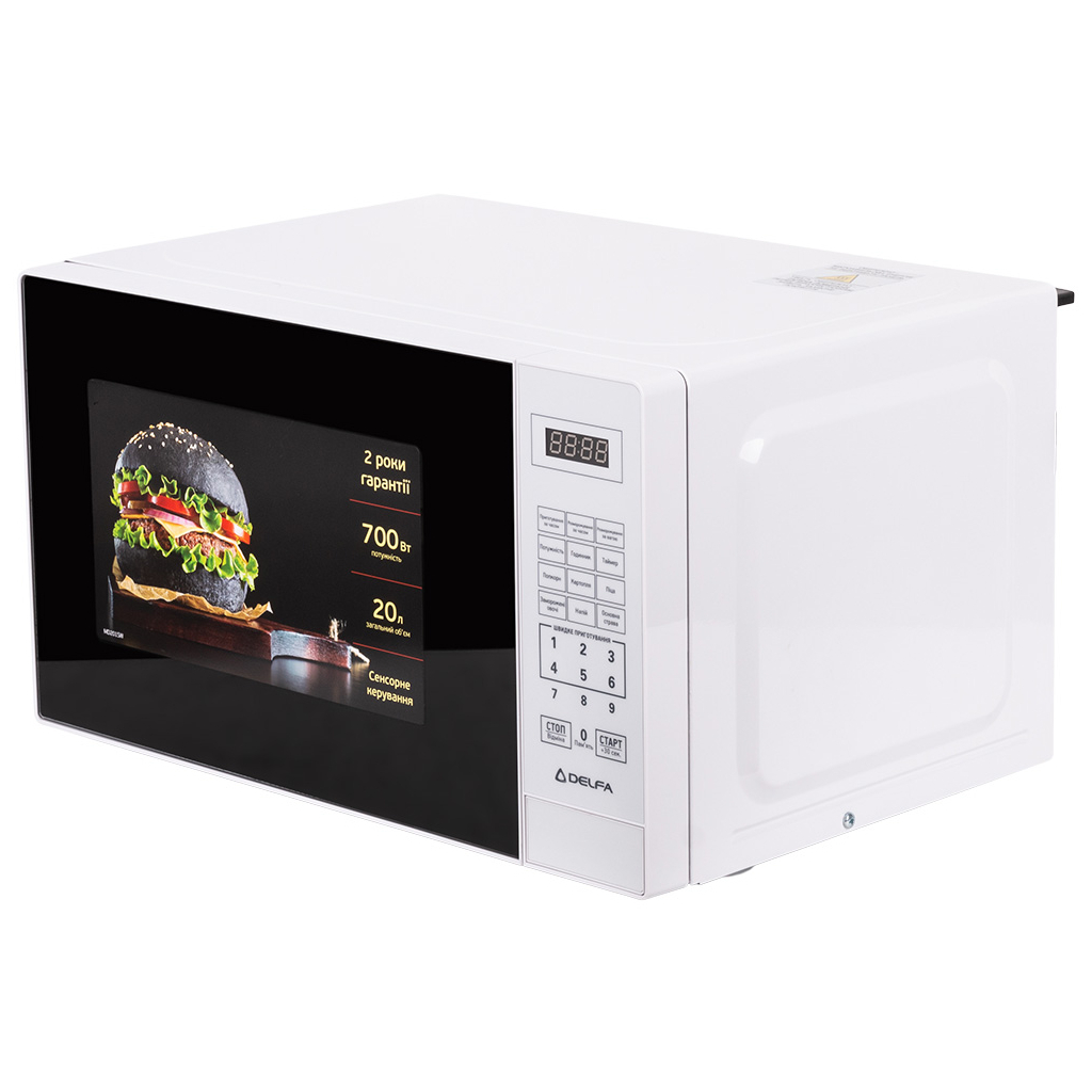 Мікрохвильова піч Delfa MD201SGW - зображення 3
