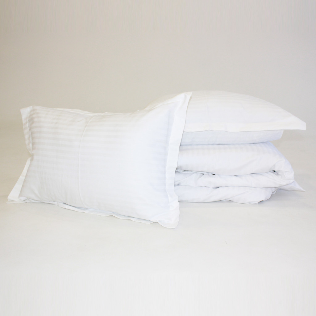 Постільна білизна MirSon Satin Stripe 30-0001 White 160х220 Сімейний (2200005245712) - зображення 10