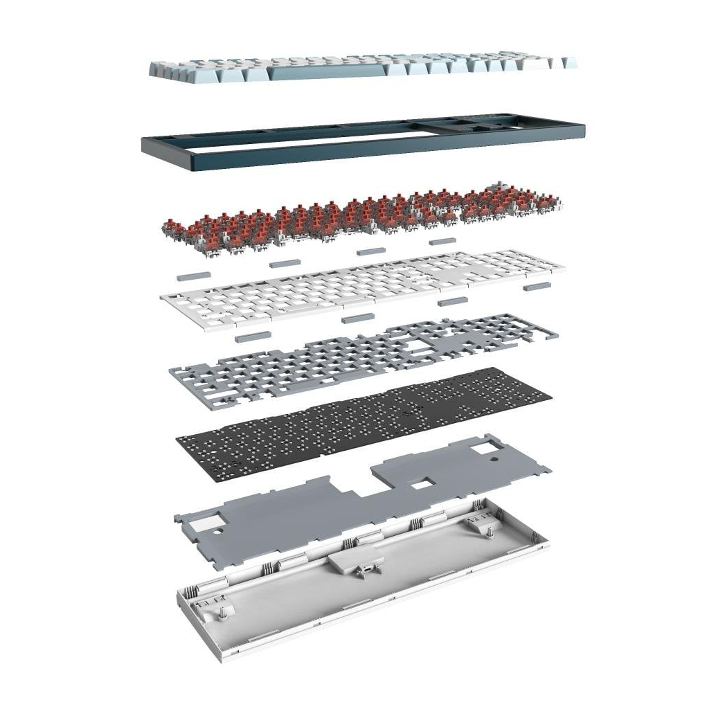 Клавіатура MONTECH MK105FR Full size FR USB UA Gray (MK105FR) - зображення 7