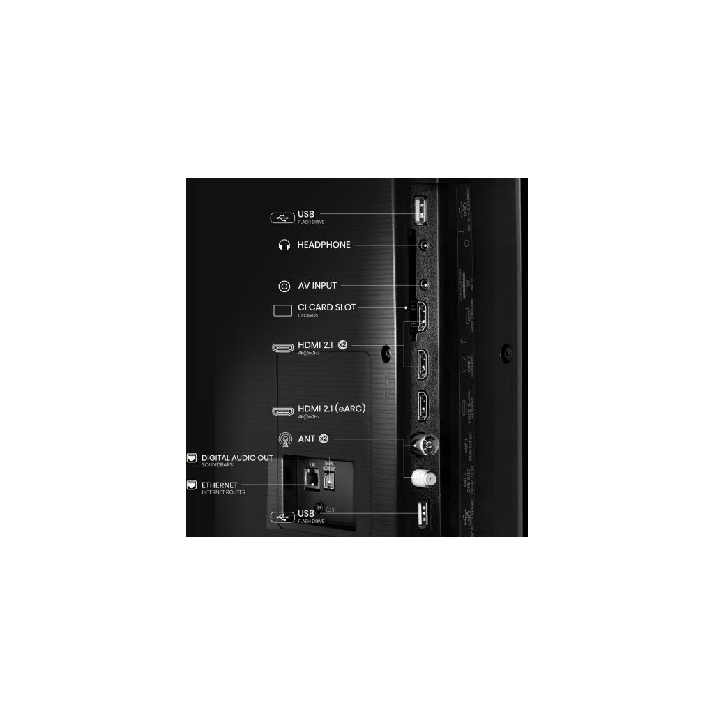 Телевізор Hisense 75E7NQ - зображення 9