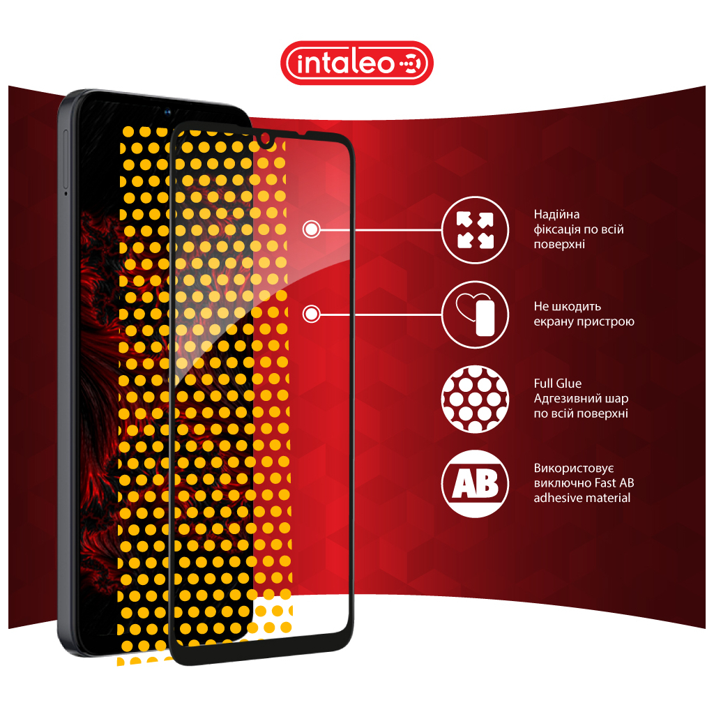 Скло захисне Intaleo Full Glue ZTE Blade A35 Black (1283126598739) - зображення 7