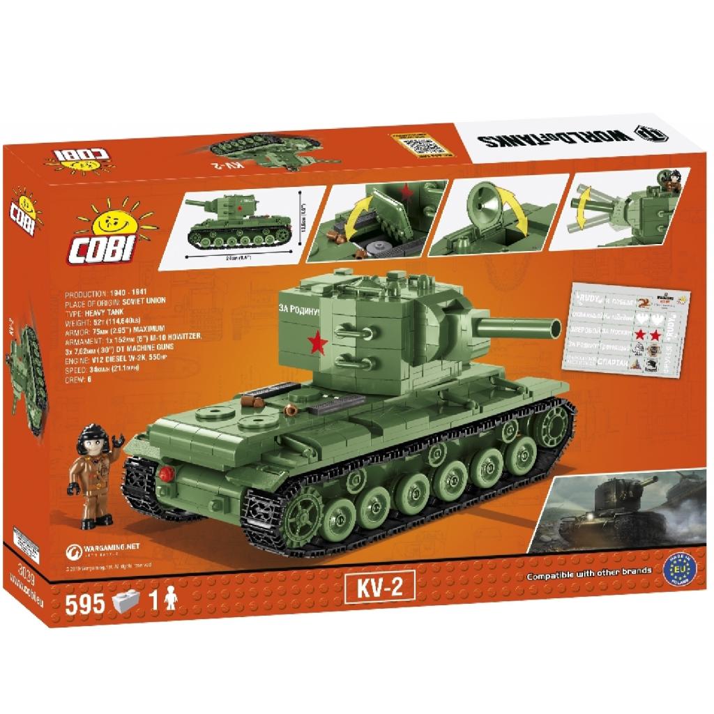 Конструктор Cobi World Of Tanks КВ-2 595 деталей (COBI-3039) - зображення 5