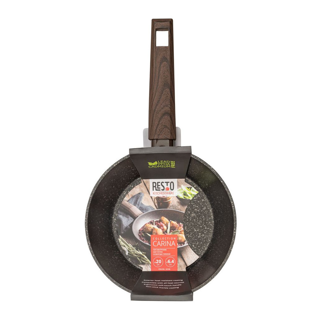 Сковорода Resto Carina глибока 20 см (93160) - зображення 8
